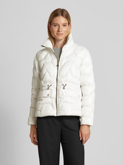 Patrizia Pepe Steppjacke mit Stehkragen Offwhite 4