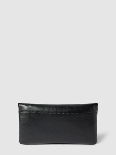 Abro Clutch aus Leder Modell 'Mimosa' Metallic Black 4