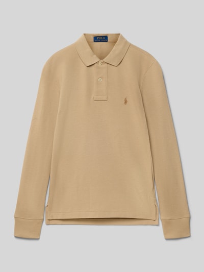 Polo Ralph Lauren Teens Koszulka polo z wyhaftowanym logo Khaki 1