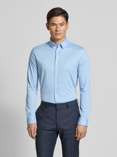 Matinique Slim Fit Business-Hemd mit Knopfleiste Modell 'trostol' Bleu 4