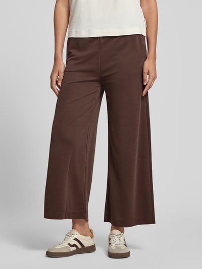 Jake*s Casual Recht broek van modalmix Donkerbruin - 4
