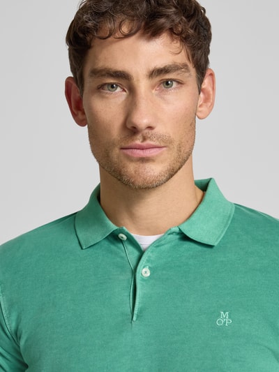 Marc O'Polo Regular Fit Poloshirt aus reiner Baumwolle Gruen 3