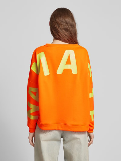 miss goodlife Sweatshirt mit Statement-Print Modell 'Namaste' in orange Orange 5