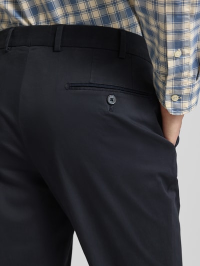 Hiltl Regular Fit Stoffhose mit Leistentasche Modell 'PEAKER' Marine 3