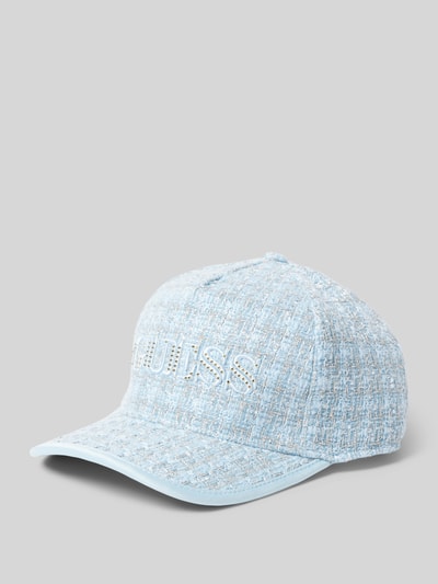 Guess Basecap in Bouclé-Optik Modell 'ELSA' Hellblau 1