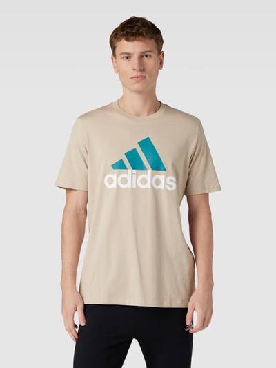 adidas Sportswear T-Shirt mit Logo-Print Hellblau 4