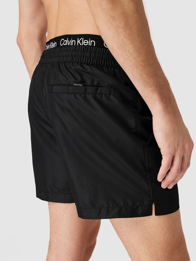 Karl Lagerfeld Beachwear Badehose mit Label-Applikation Modell