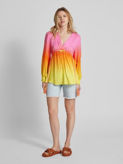 Sportalm Blouse met pofmouwen Felroze - 1