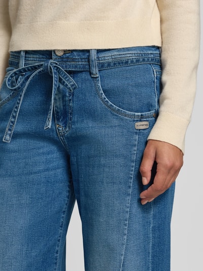 Gang Loose fit jeans met strikceintuur, model 'CLAIRE' Blauw - 3