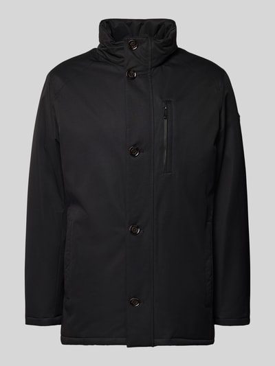 bugatti Regular fit parka met opstaande kraag Zwart - 2