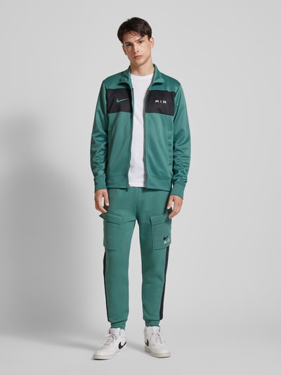 Nike Sweatjacke mit Label-Print Gruen 1