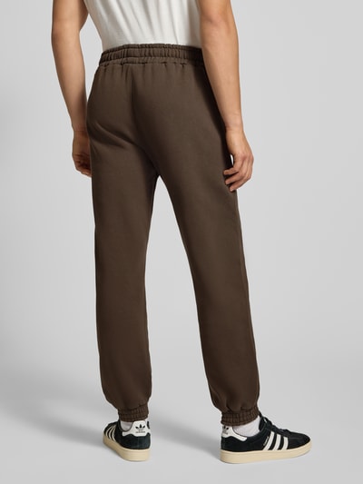 PEGADOR Sweatpants mit elastischem Bund Dunkelbraun 5