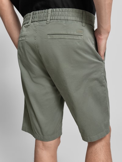 BOSS Orange Tapered Chinoshorts aus Baumwoll-Mix Oliv 3