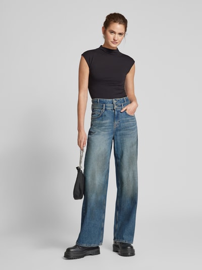 Only Wide Leg Jeans mit doppeltem Taillenbund Modell 'ESME-HOPE' Jeansblau 1