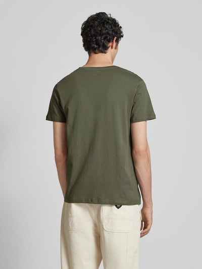 Alpha Industries T-Shirt aus reiner Baumwolle Oliv 5