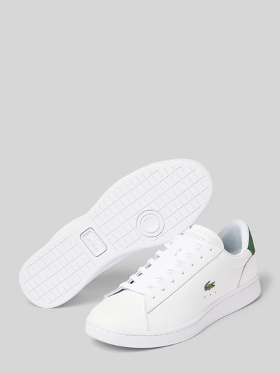 Lacoste Sneaker aus echtem Leder Modell Weiss 4