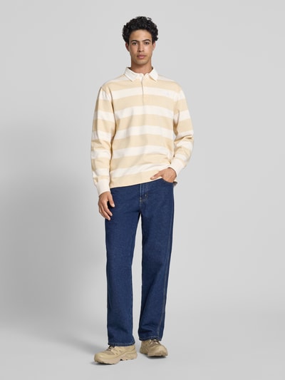 The North Face Sweatshirt mit Polokragen und Label-Stitching Offwhite 1