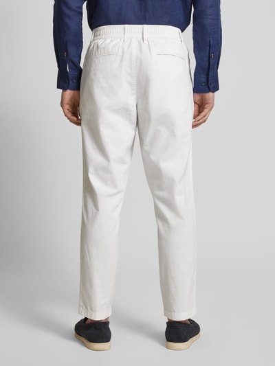 MCNEAL Leinenhose aus Leinen-Mix Weiss 5