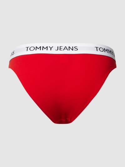 TOMMY HILFIGER Slip mit elastischem Logo-Bund Modell 'HERITAGE' Rot 3