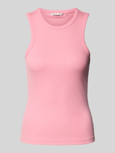 Tom Tailor Denim Regular Fit Tank Top aus Feinripp Pink 2
