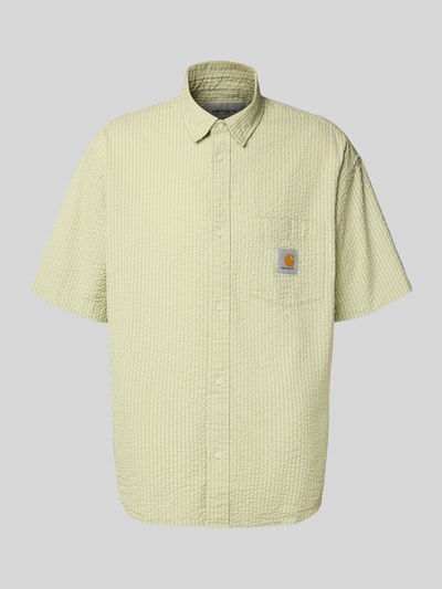Carhartt Work In Progress Vrijetijdsoverhemd met structuurpatroon Lichtgroen - 2