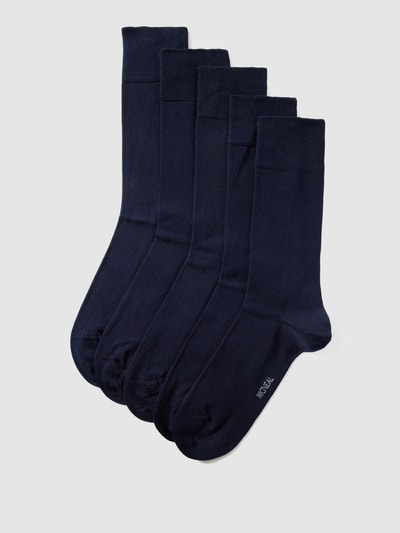 MCNEAL Socken mit elastischem Rippenbündchen im 5er-Pack Marine 1