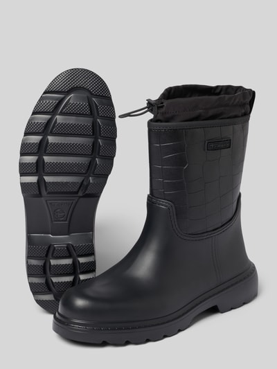 Tamaris Gummistiefel mit Label-Patch Black 4