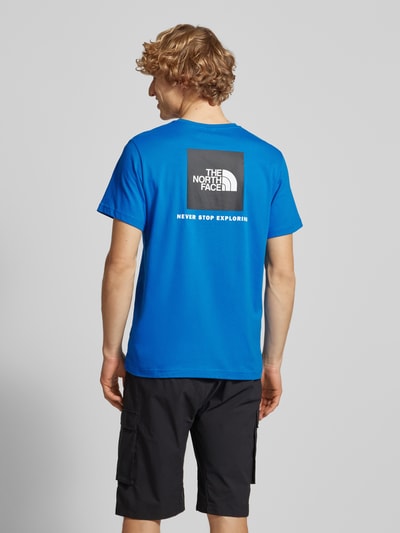 The North Face T-shirt met labelprint Lichtblauw - 5