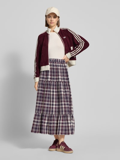 adidas Originals Jack met opstaande kraag en tweewegsritssluiting Bordeaux - 1