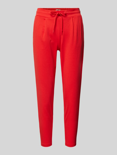 ICHI Sweatpants in verkürzter Passform Modell 'KATE' Rot 2