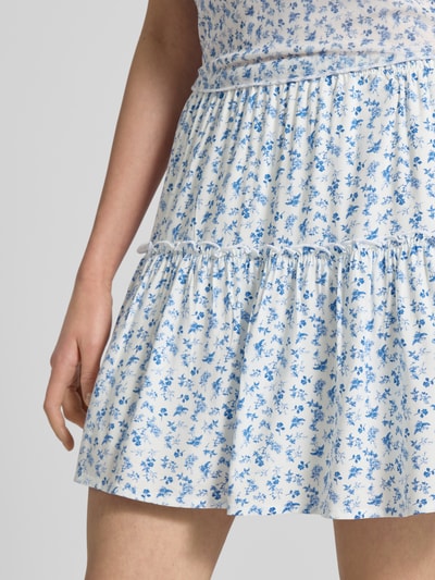 Review Minirock mit elastischem Bund Weiss 3