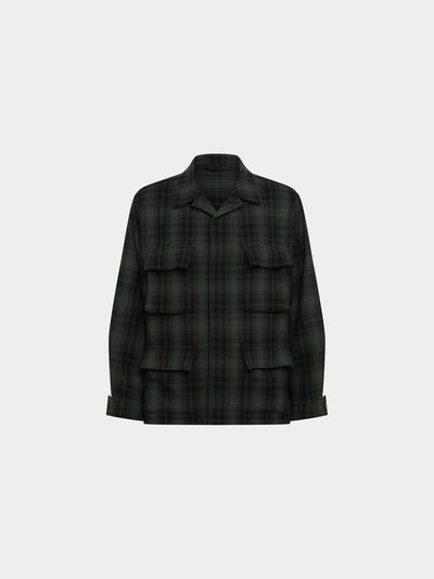 Caruso Jacke mit Karomuster Hellbraun 2