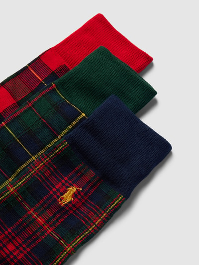 Polo Ralph Lauren Underwear Socken mit Tartan-Karo im 3er-Pack Dunkelgruen 2