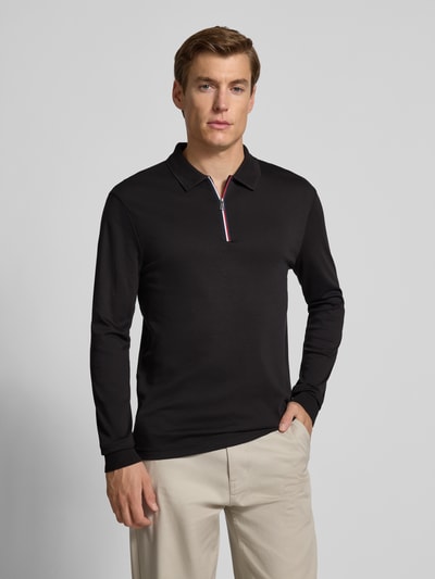 Tommy Hilfiger Regular Fit Poloshirt aus reiner Baumwolle Black 4