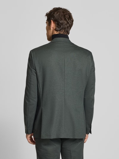 Christian Berg Men Regular fit 2-knoops colbert met reverskraag Donkergroen - 5