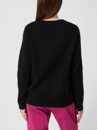 Selected Femme Pullover met alpaca, model 'Lulu' Zwart - 5