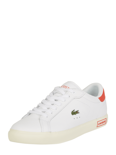 Lacoste Sneaker aus Leder Modell 'Powercourt' Weiss 1