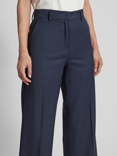 Weekend Max Mara Wide leg stoffen broek met persplooien, model 'VISIVO' Marineblauw - 3