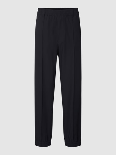 Emporio Armani Hose mit elastischem Bund Marineblau 2