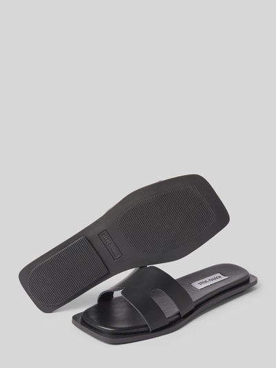 Steve Madden Slippers in denim look, model 'SOFIA' Zwart - 4