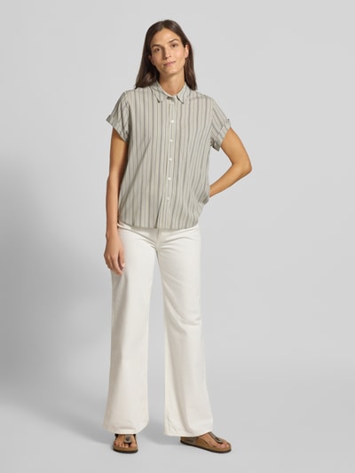 Samsøe Samsøe Regular Fit Bluse mit Knopfleiste Modell 'MAJAN' Lind 1