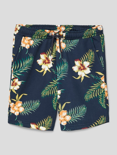 Jack & Jones Sweatshorts mit Allover-Print Marine 1