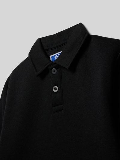 Jack & Jones Bluza z wykładanym kołnierzem model ‘BRADLEY’ Czarny 2