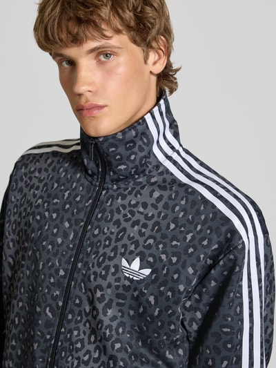adidas Originals Sweatjacke mit Stehkragen und Reißverschluss Black 3