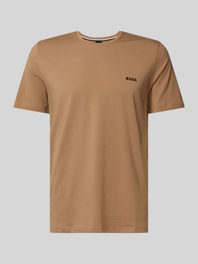 BOSS T-Shirt mit Logo-Detail Modell 'MIX&MATCH' Camel 1