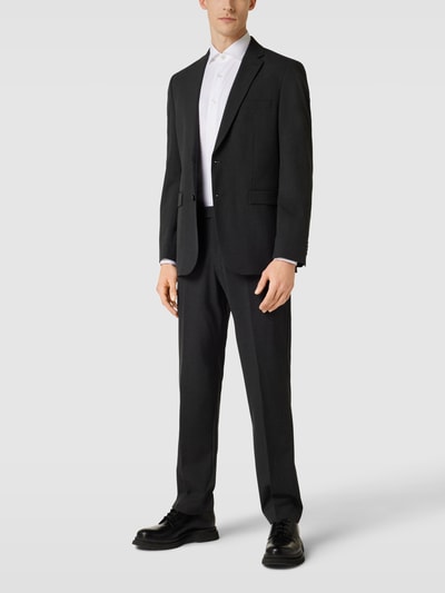 Christian Berg Men Pantalon met persplooien Antraciet - 1