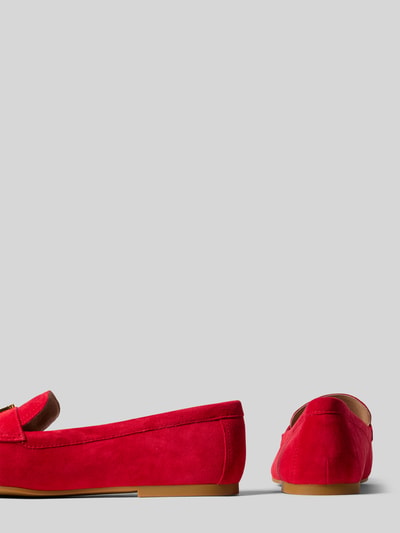 Lauren Ralph Lauren Loafer aus echtem Rindsleder Rot 2