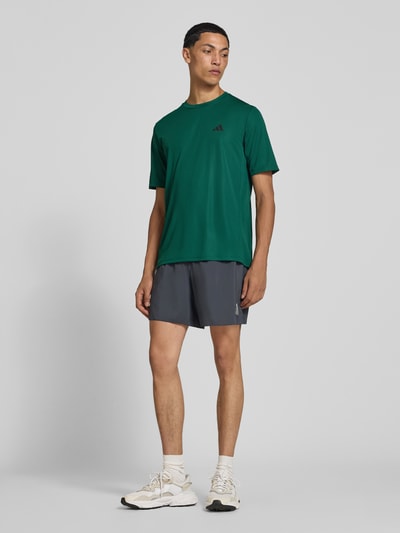 adidas Training Regular Fit Sport-T-Shirt mit Logo-Print Modell 'WE BAS T' Dunkelgruen 1