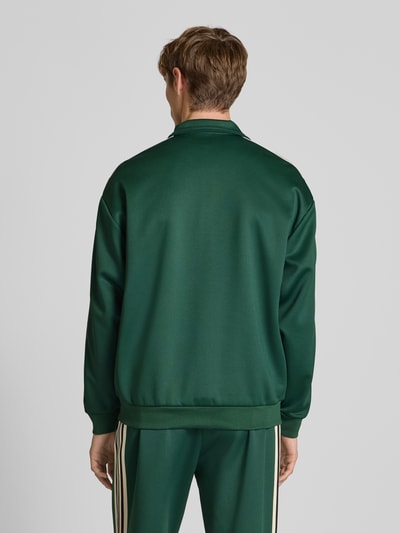 Only & Sons Bluza rozpinana o kroju regular fit z lampasami model ‘RIBER’ Ciemnozielony 5