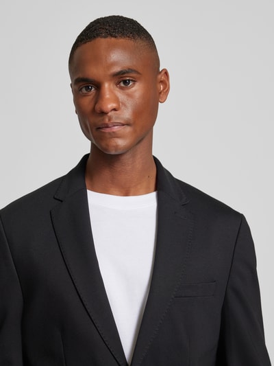 SELECTED HOMME Slim fit colbert met steekzakken, model 'DELON' Zwart - 3